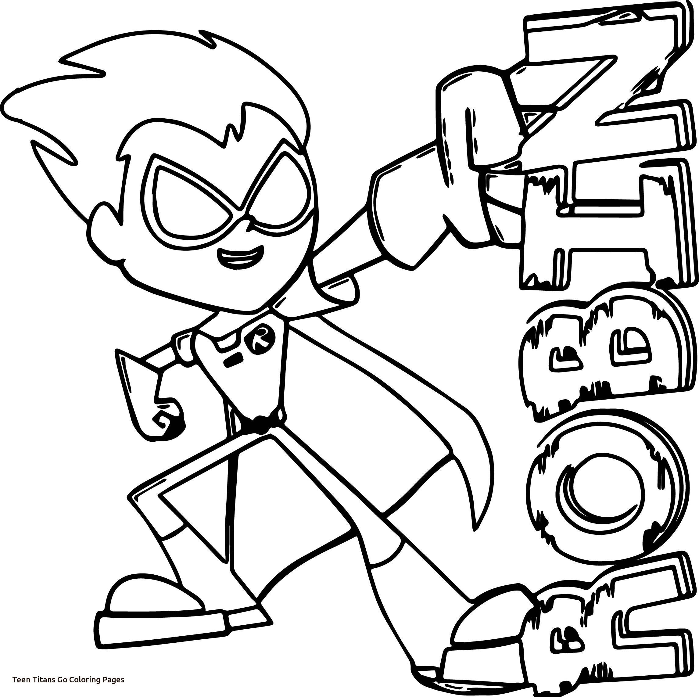 2292x2285 Pretty Beast Boy Coloring Pages Teen Titans Go For Page Printable