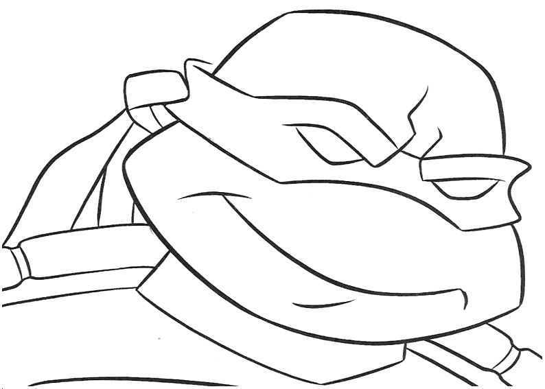 Teenage Mutant Ninja Turtles Coloring Pages Leonardo