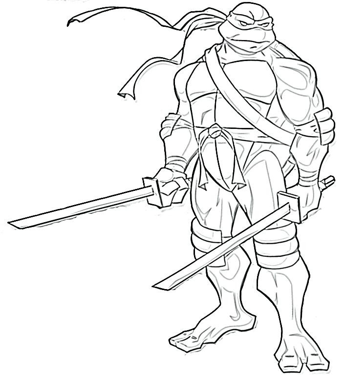 706x768 Ninja Turtles Coloring Pages Raphael Beautiful Donatello Ninja