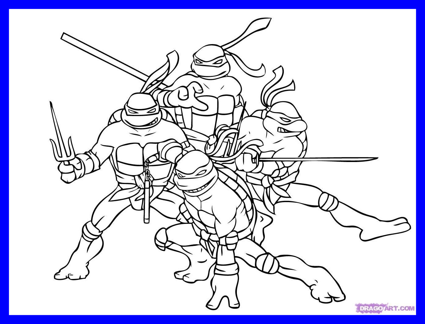 1387x1058 Fascinating Teenage Mutant Ninja Turtles Coloring Printable