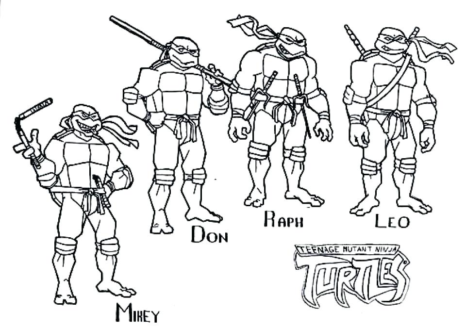 960x676 Free Ninja Turtles Coloring Pages 3 Teenage Teenage Mutant Ninja