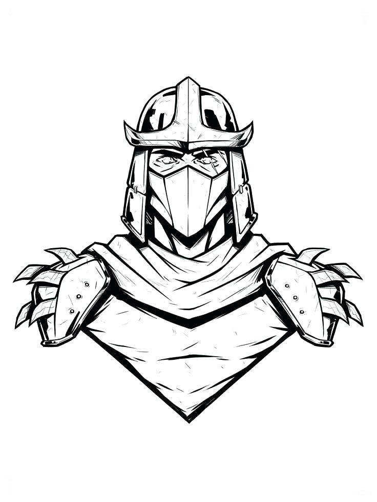 736x981 Perfect Shredder Coloring Pages Best Of Turtles Teenage Mutant