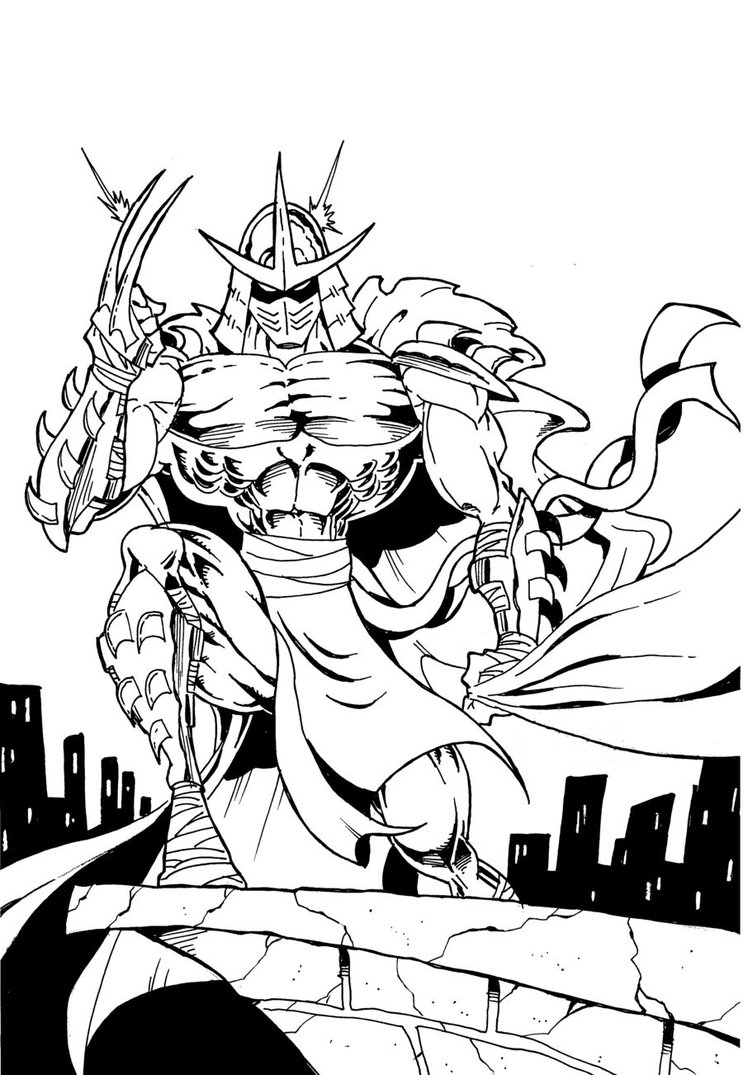 743x1075 Shredder From Tmnt By Manthomex