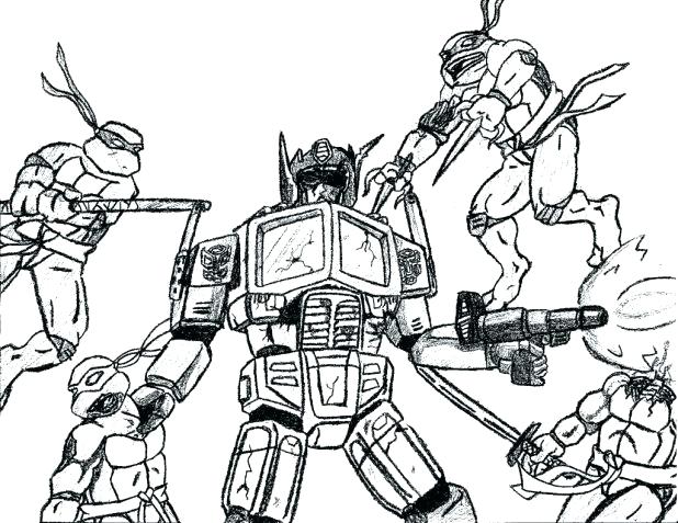 618x477 Nickelodeon Coloring Pages Happy Meal Teenage Mutant Ninja Turtles