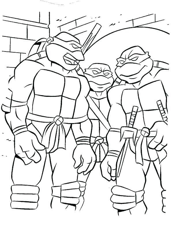 Teenage Ninja Turtles Coloring Pages