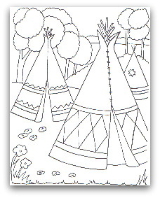 228x283 Tipi Tent Teepee Tepee Wigwam Make American Indian Home