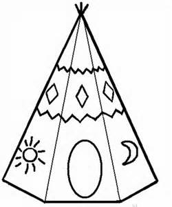 250x300 Teepee Coloring Pages
