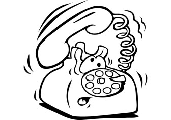 336x237 Telephone Coloring Pages Pictures