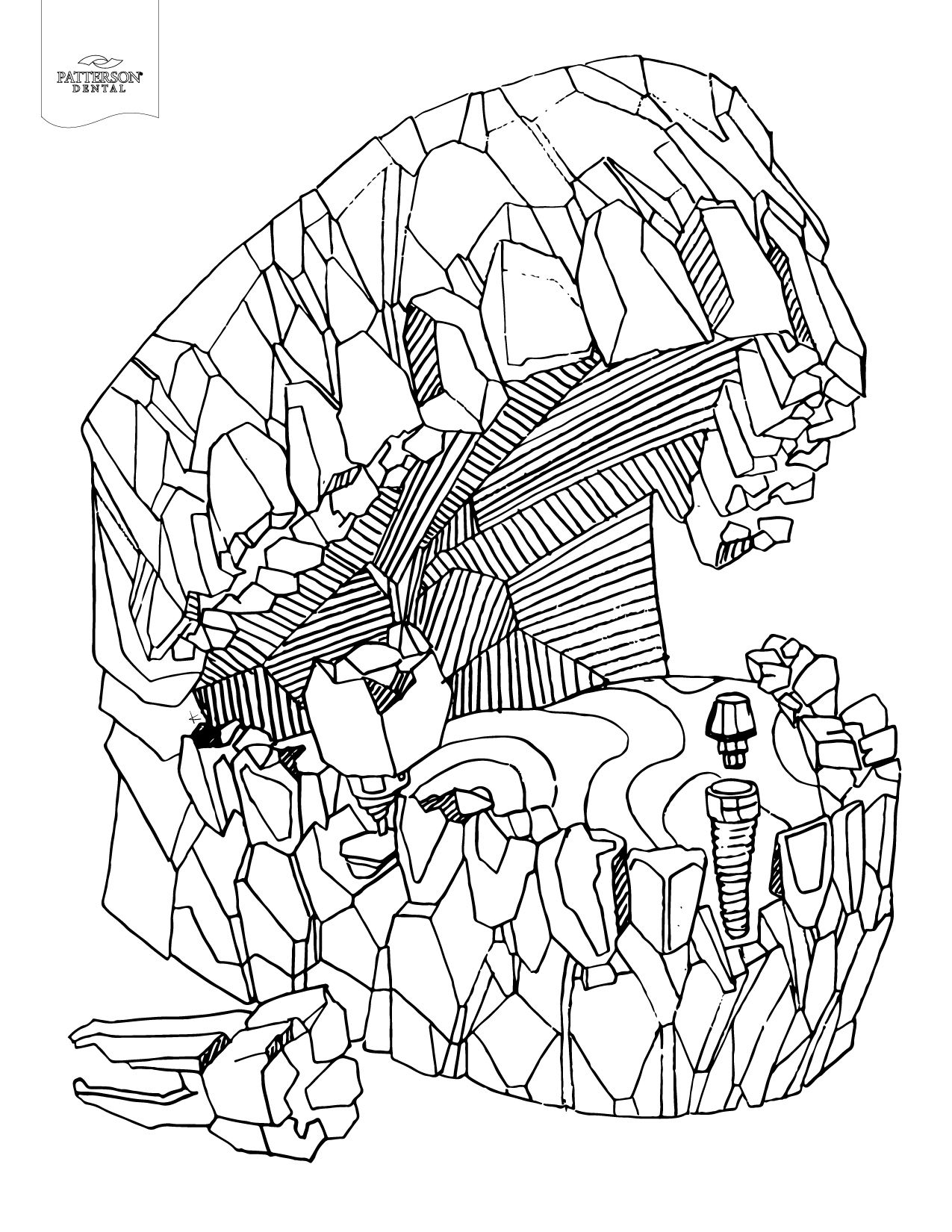 1275x1650 Easy Toothbrush Coloring Page 10 Toothy Adult