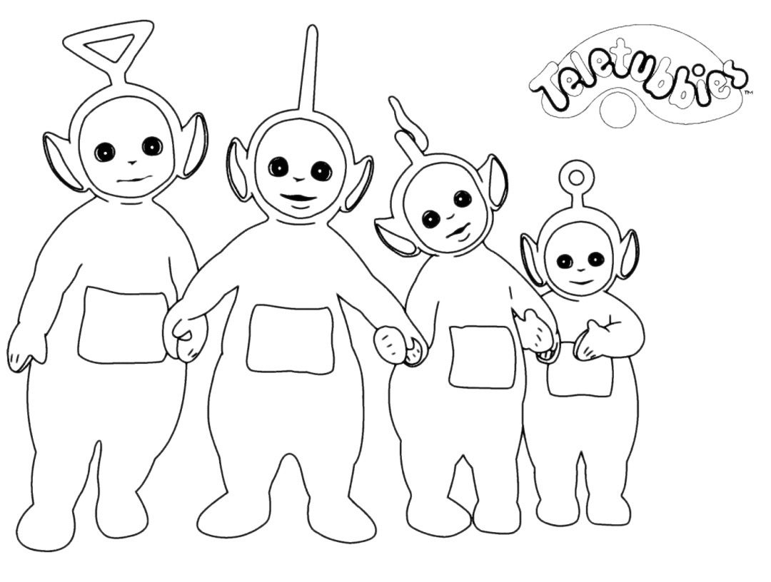 1080x816 Teletubbies Coloring Pages Collection Coloring For Kids 2018