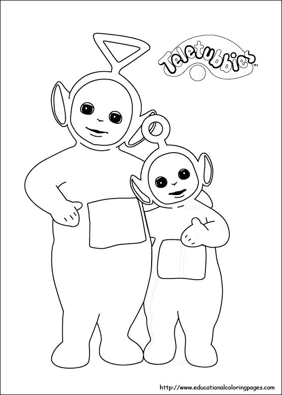 567x794 Teletubbies Coloring Pictures