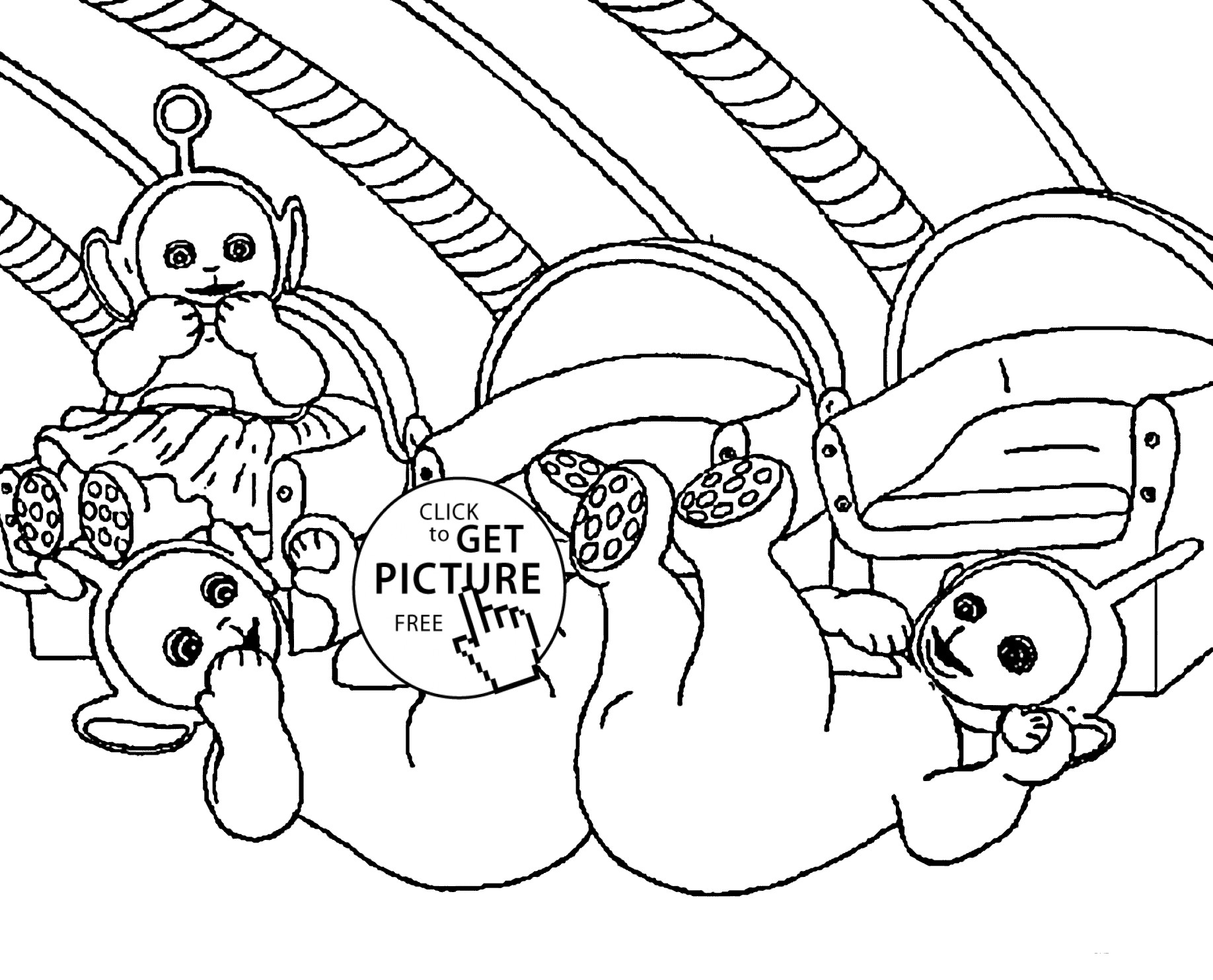 1836x1483 Learn Colours For Children With Teletubbies Colouring Pages