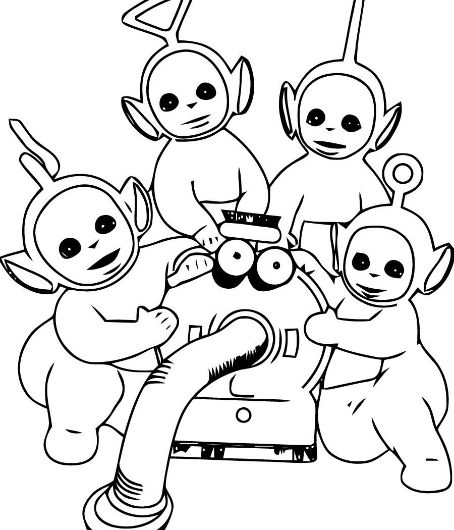 900x1050 Teletubbies Coloring Pages Fall Down For Kids Printable Cute Fun