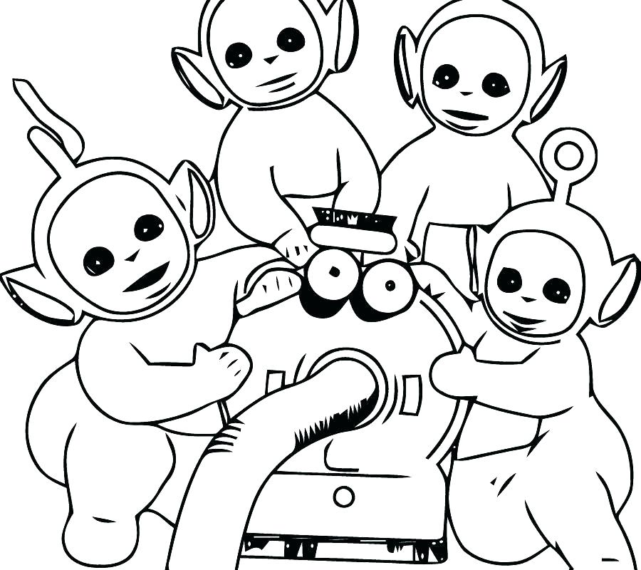 900x800 Teletubbies Coloring Pages Coloring Pages Teletubbies Po Coloring