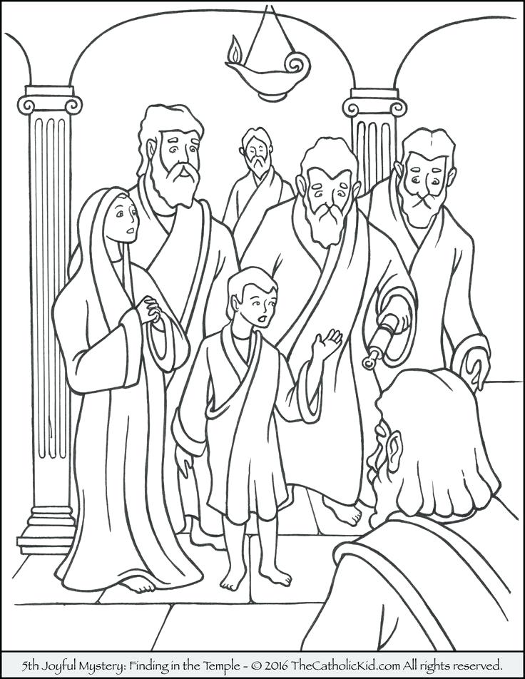 736x952 Jesus Loves The Children Coloring Page The Joyful Mystery Coloring