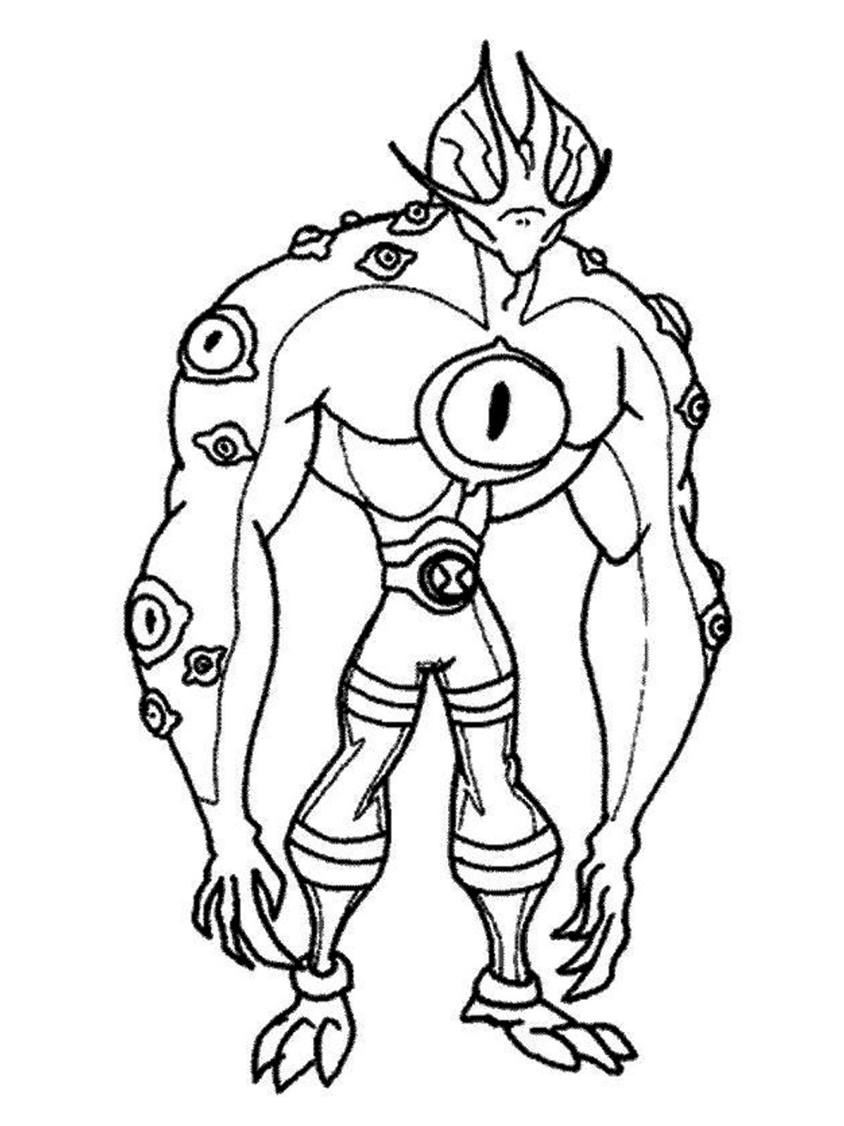 1200x1600 Ben Ten Coloring Page 320 Party Theme Ben Ten Ben 10