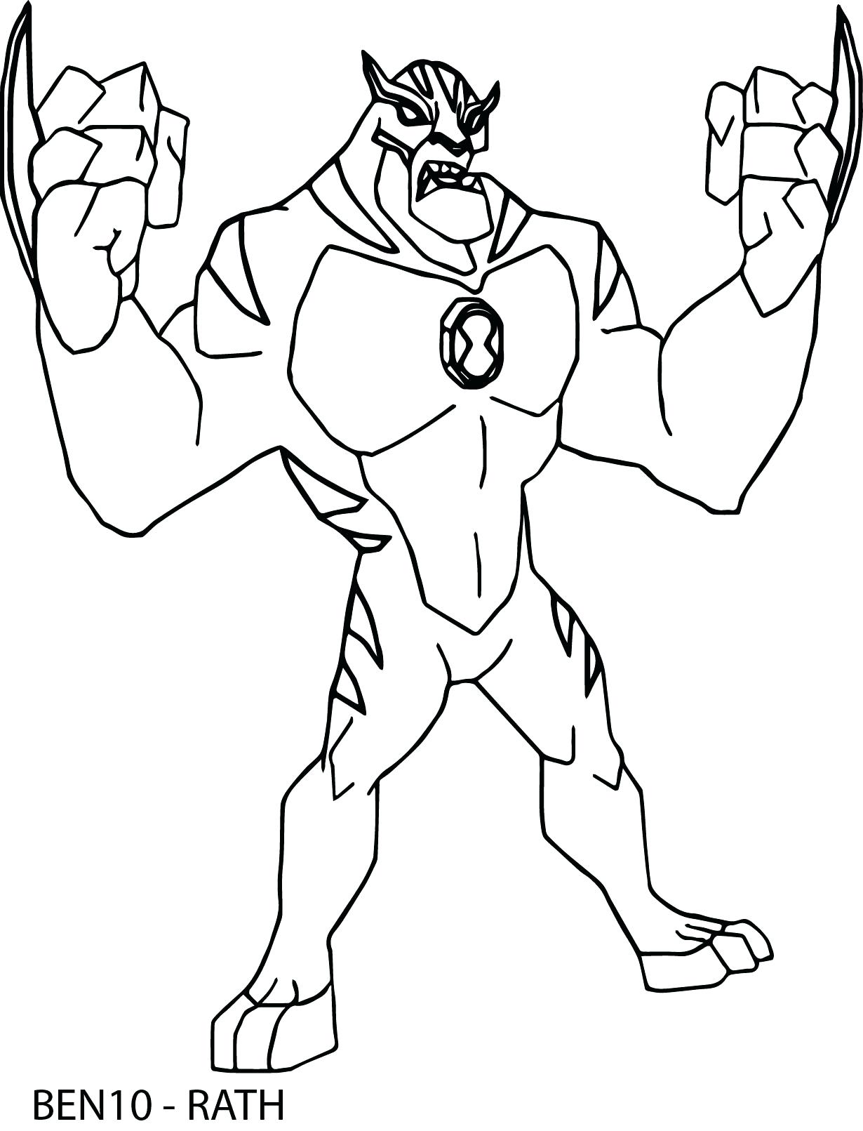 1230x1611 Ben Ten Coloring Pages Ultimate Alien