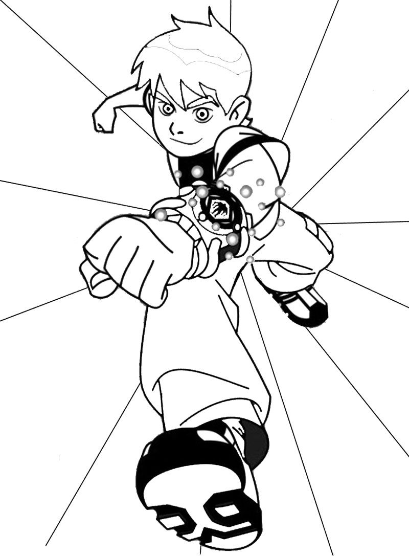 800x1087 Cool Ben Ten Coloring Page Coloring Ben 10, Ben 10
