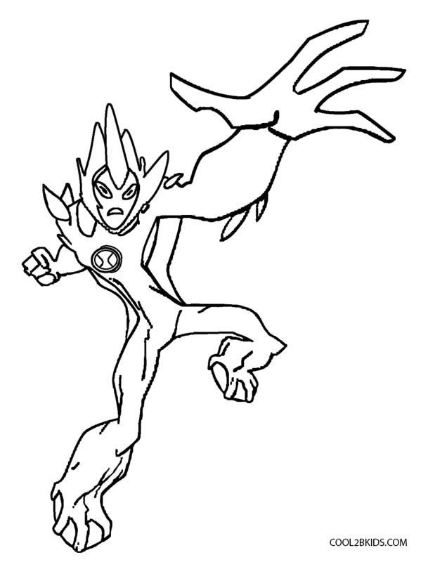 609x800 Printable Ben Ten Coloring Pages For Kids Cool2bkids