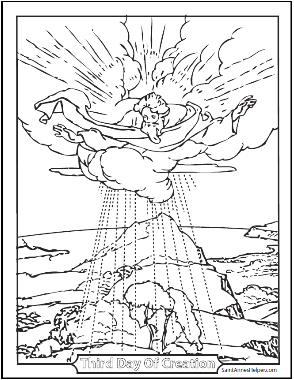 590x762 Imposing Design Ten Commandments Coloring Pages