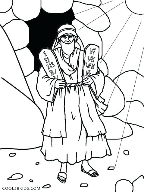 478x640 Ten Commandments Coloring Page Ten Commandment Coloring Pages Free