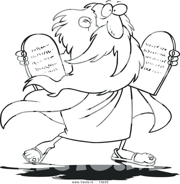 618x630 Ten Commandments Coloring Page Ten Commandments 10 Commandments