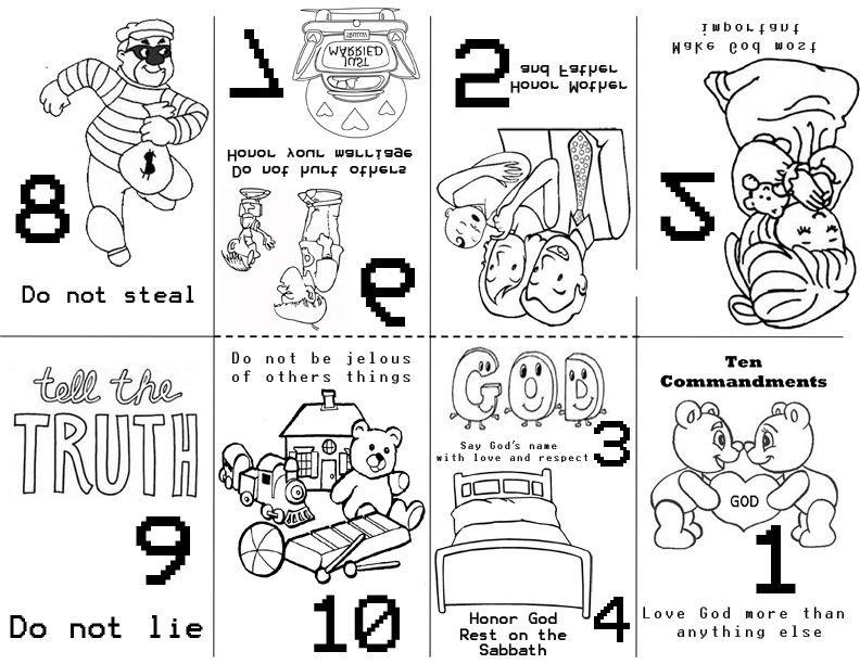 792x612 Moses 10 Commandments Coloring Pages 5 Mystery Of History
