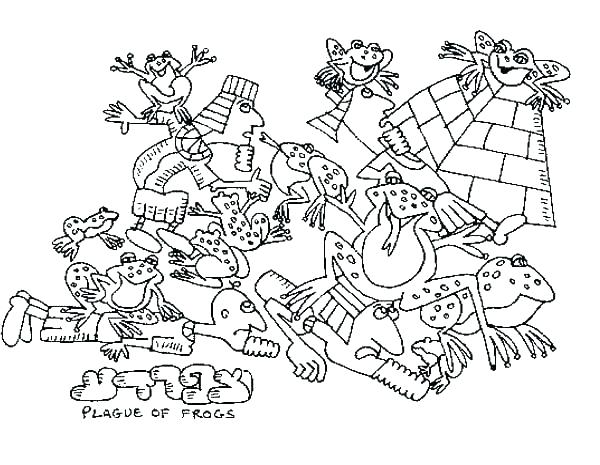 600x465 Moses And The Plagues Coloring Pages Plagues Coloring Pages