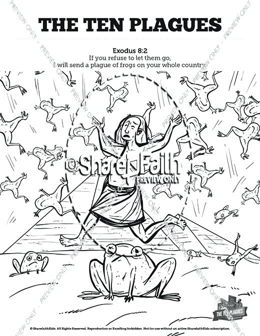520x673 Sunday School Coloring Pictures The Ten Plagues School Coloring