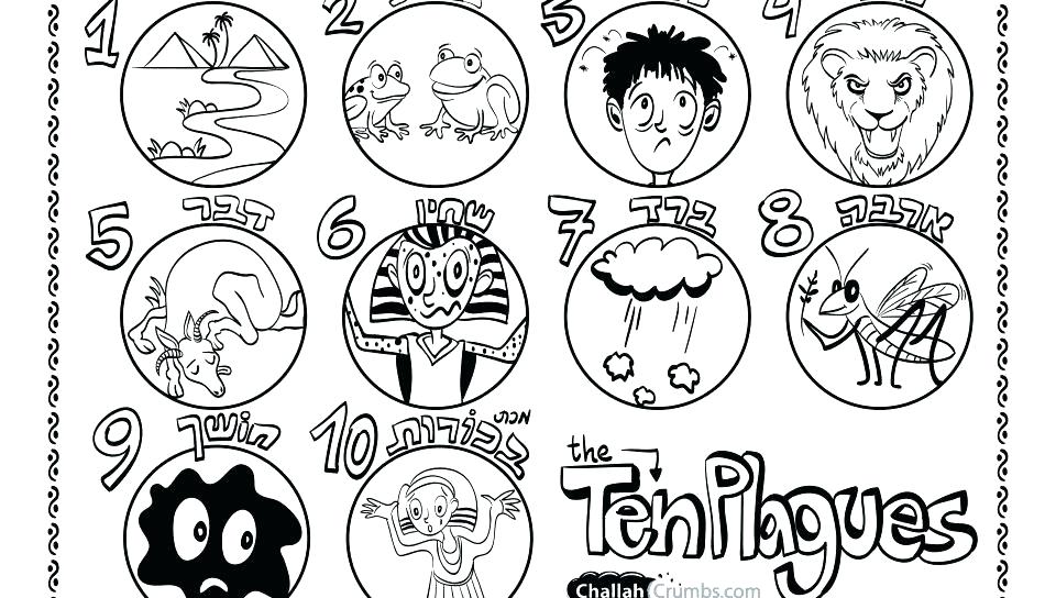 960x544 Ten Plagues Coloring Pages Ten Plagues Coloring Page Ole Make Your