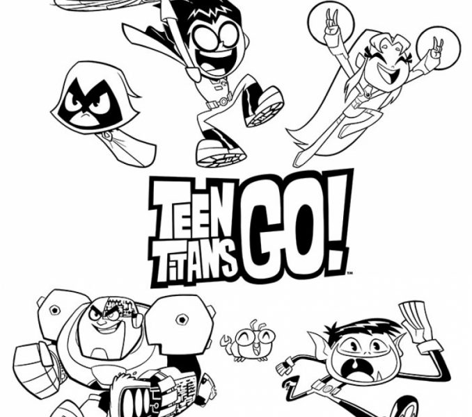 678x600 Titans Coloring Pages Coloring Page