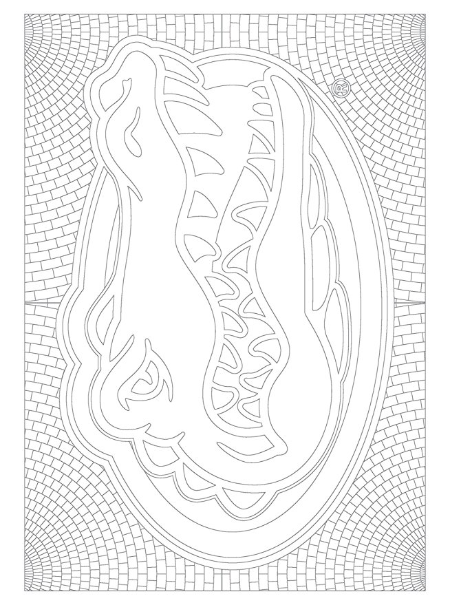 654x879 Ncaa Florida Gators Unisex Adult Coloring Bookncaa