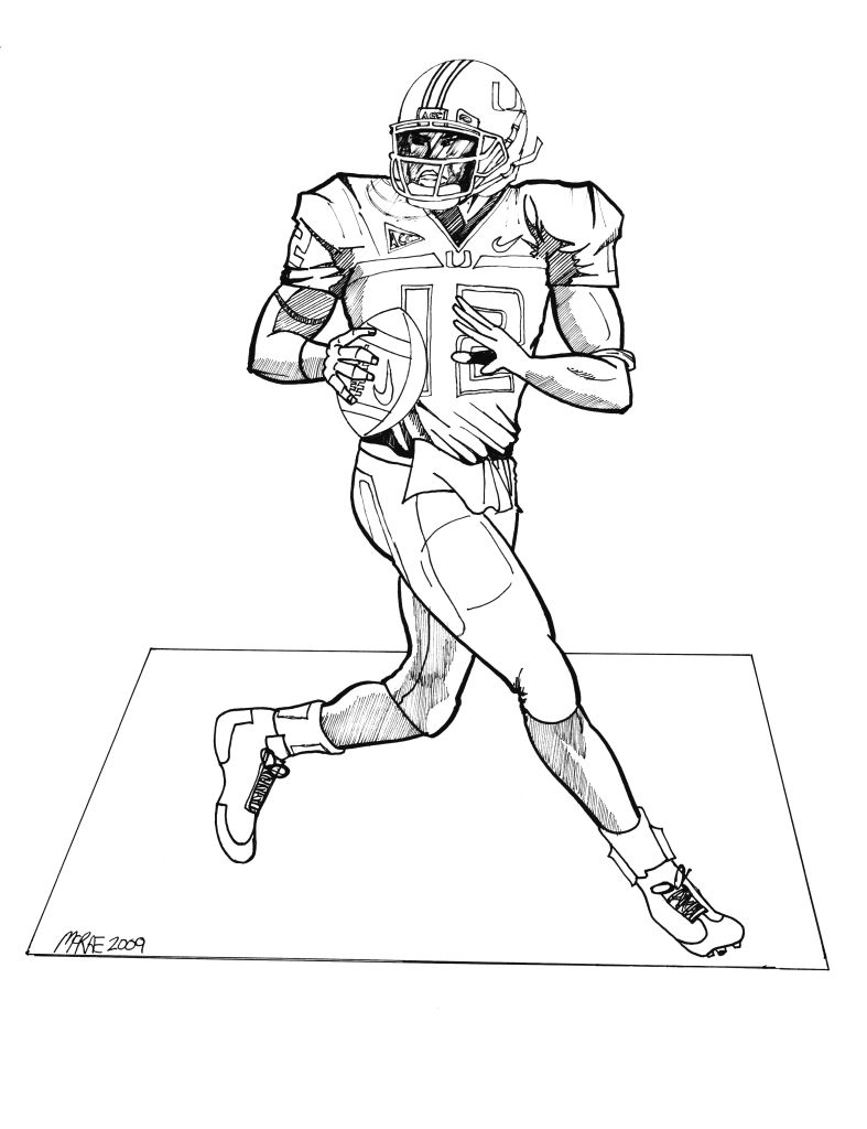 787x1024 Payton Manning Coloring Pages