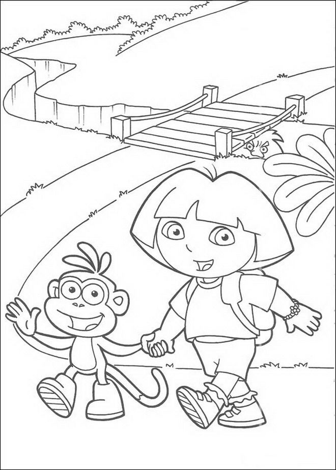 660x924 50 Best Dora Explore Coloring Pages Images On Dora