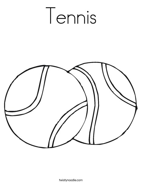 468x605 Tennis Coloring Page