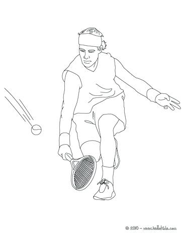 364x470 Tennis Coloring Pages Tennis Player Performing A Western Forehand