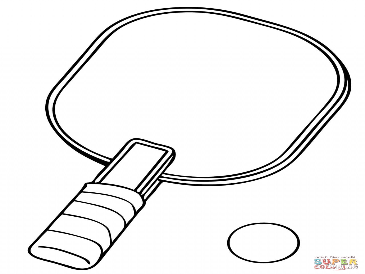 1280x960 Tennis Racket Coloring And Ball Pages