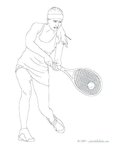 364x470 Coloring Page Sport Coloring Page Tennis Free Coloring Tennis