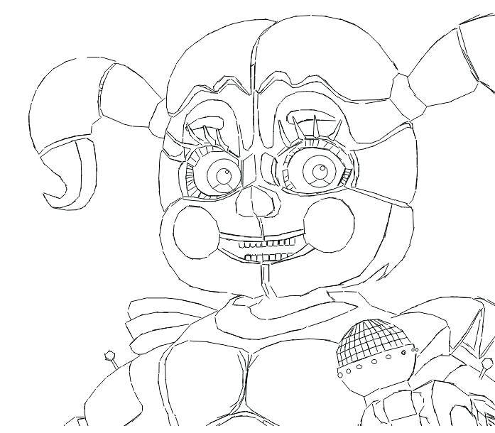 697x610 Circus Coloring Pages Circus Baby Coloring Page By Circus Tent