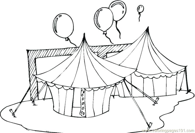 794x544 Circus Tents Coloring Page Or Circus Tents Coloring Page Circus