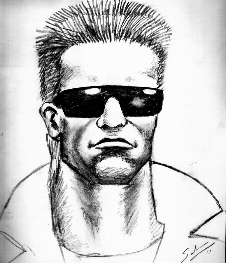 775x900 Terminator Coloring Page Free Download