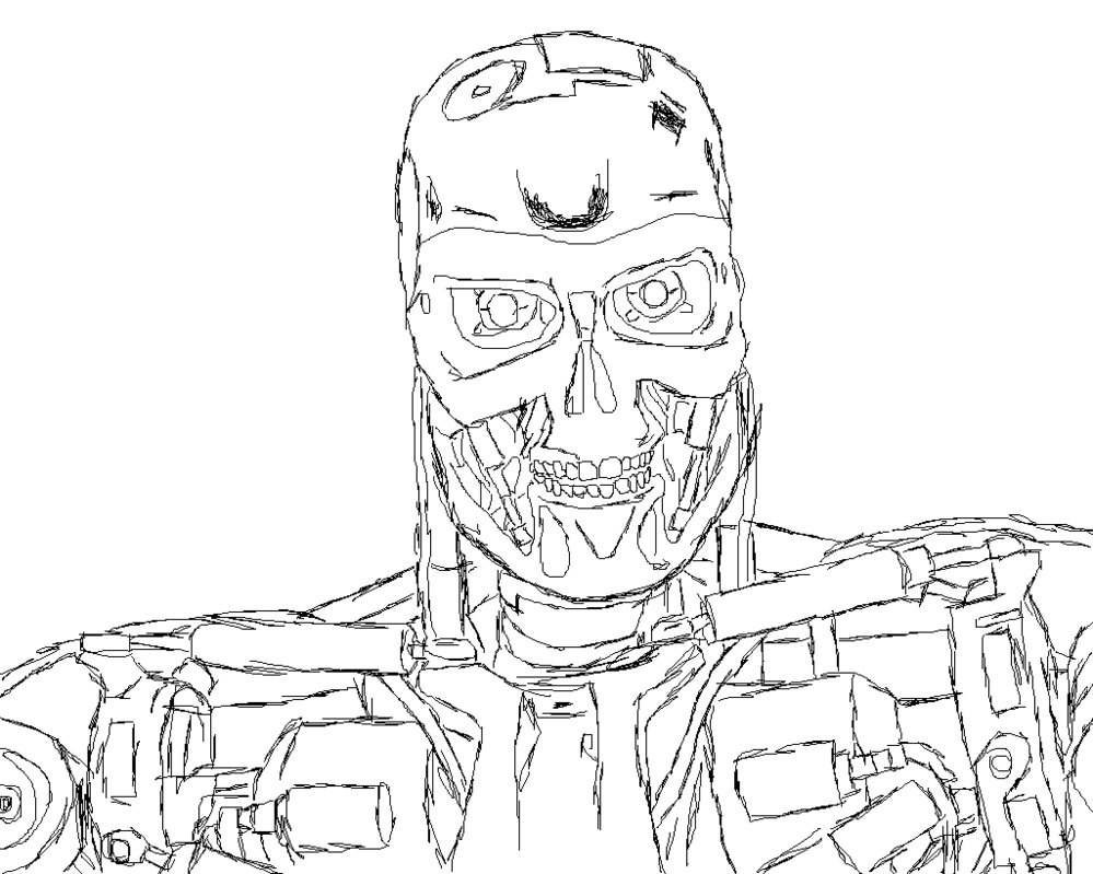 999x799 Tested Terminator Coloring Pages Brilliant Learnfree Me