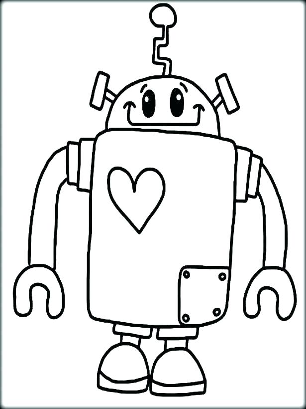 615x820 Coloring Pages Of Robots