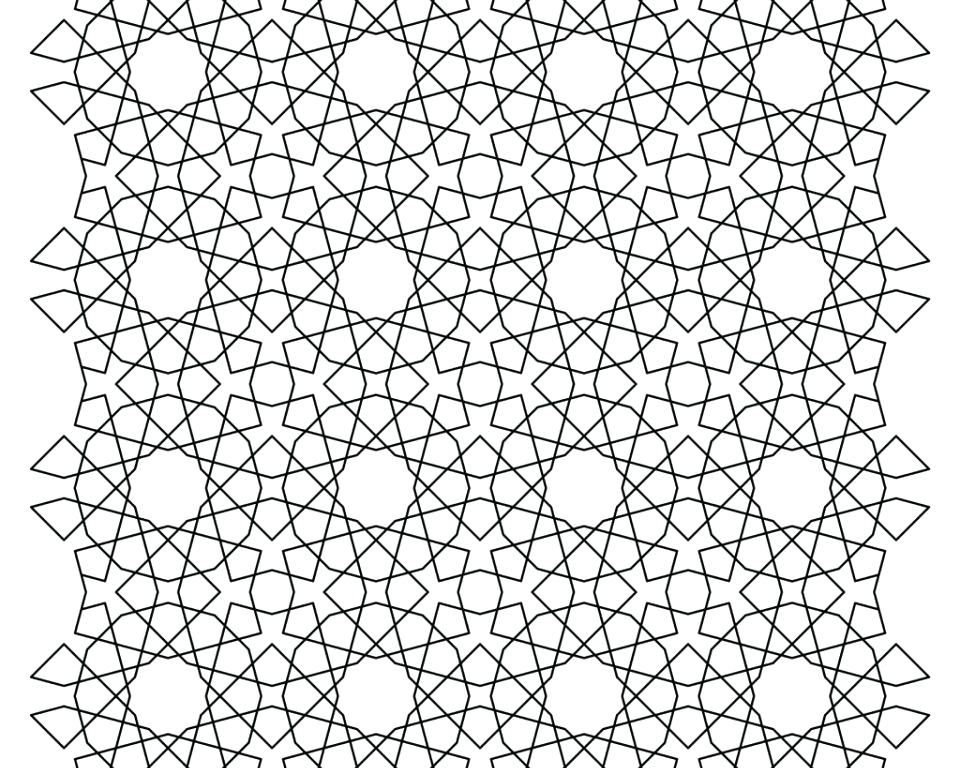 960x768 Animal Tessellation Coloring Pages
