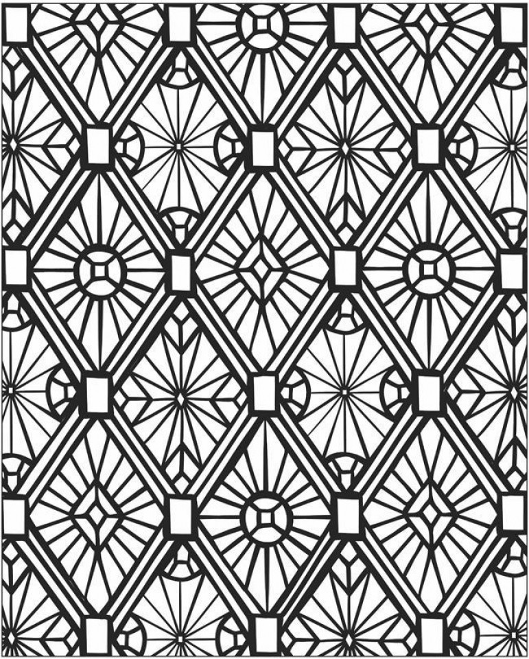 771x960 Mesmerizing Tessellation Coloring Pages 15 For Print With Free