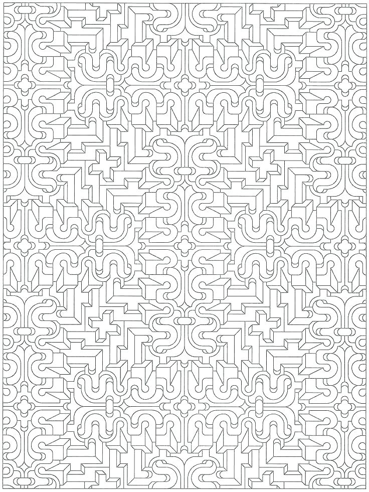 736x981 Tessellation Coloring Pages Tessellation Coloring Pages