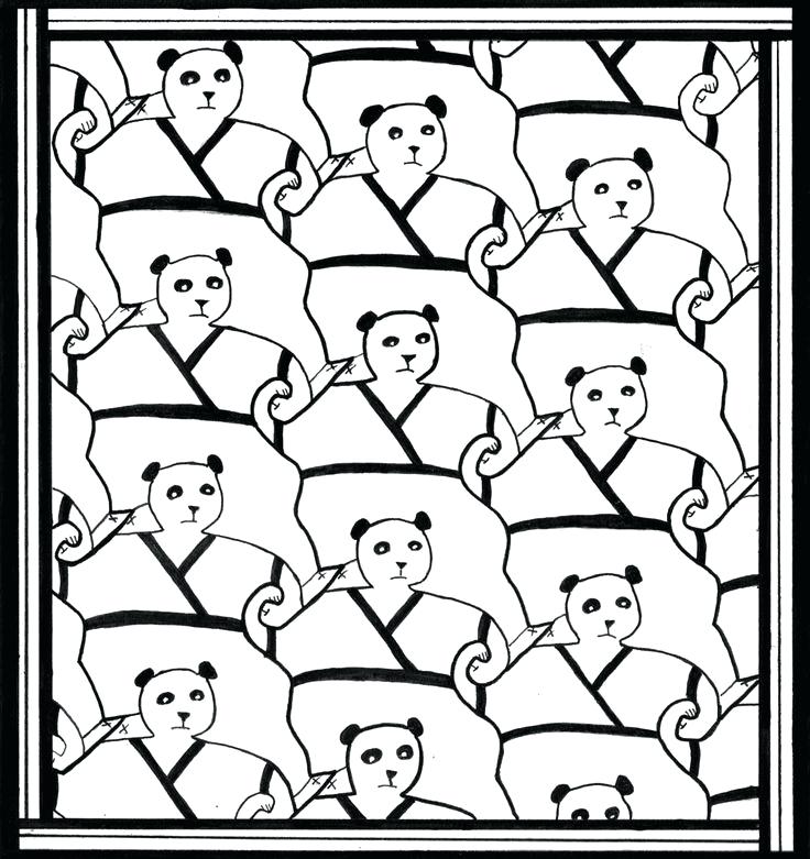 736x781 Tessellation Coloring Pages Tessellation Coloring Page Coloring