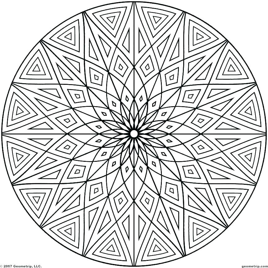 863x863 Tessellation Colouring Pages Pdf Printable Coloring Coloring