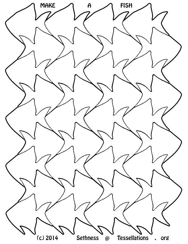 618x800 Tessellation Coloring Sheets