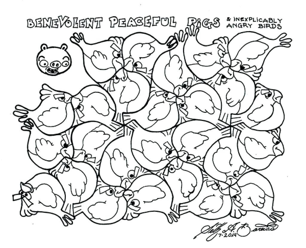 1024x829 Coloring Page Tessellation Coloring Pages. Free Printable